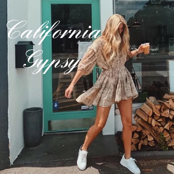 Safari Boho Mini Dress - Picture 14 of 16